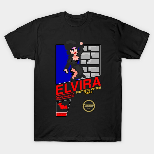 Elvira 8-Bit Shirt T-Shirt by Funtendo